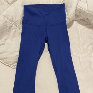 Royal blue lulu lemon wunder under leggings